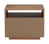 Slit Walnut Nightstand by Zuomod at Eve Furniture