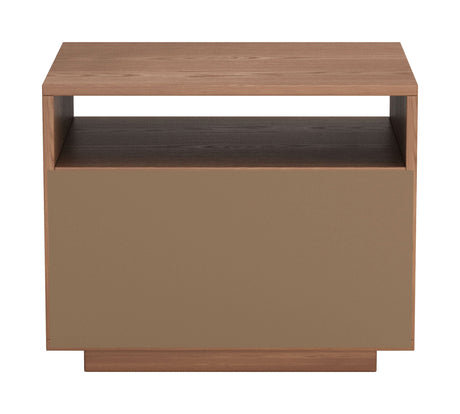 Slit Walnut Nightstand by Zuomod at Eve Furniture