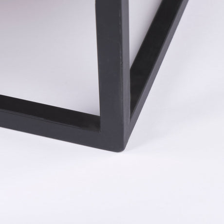 Sloan Black Wood W/Black Metal Frame Sideboard by Mercana at Eve Furniture