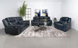 Sloane Blue 3-Piece Upholstered Motion Reclining Sofa Set by Coaster at Eve Furniture
