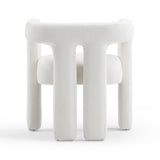 Sloane Bone White Upcycled Fabric Chair by TOV Furniture at Eve Furniture