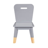 Sloane Gray 5-Piece Pack Children Table and Chairs Set by Homelegance at Eve Furniture