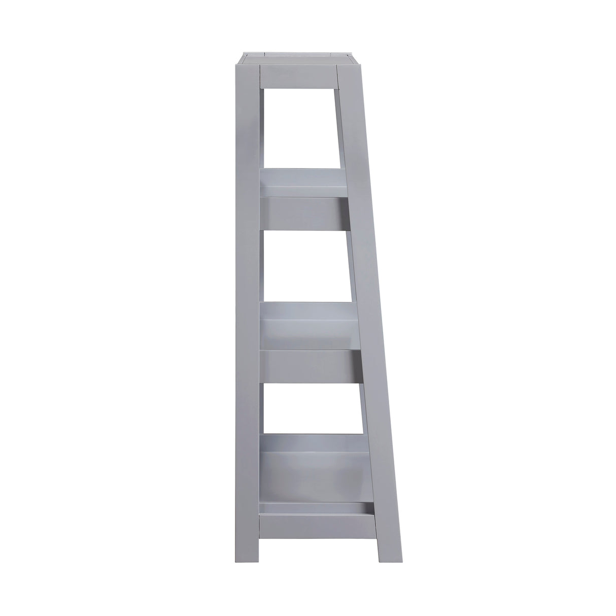 Sloane Gray Bookcase with 3 Fixed Shelves by Homelegance at Eve Furniture