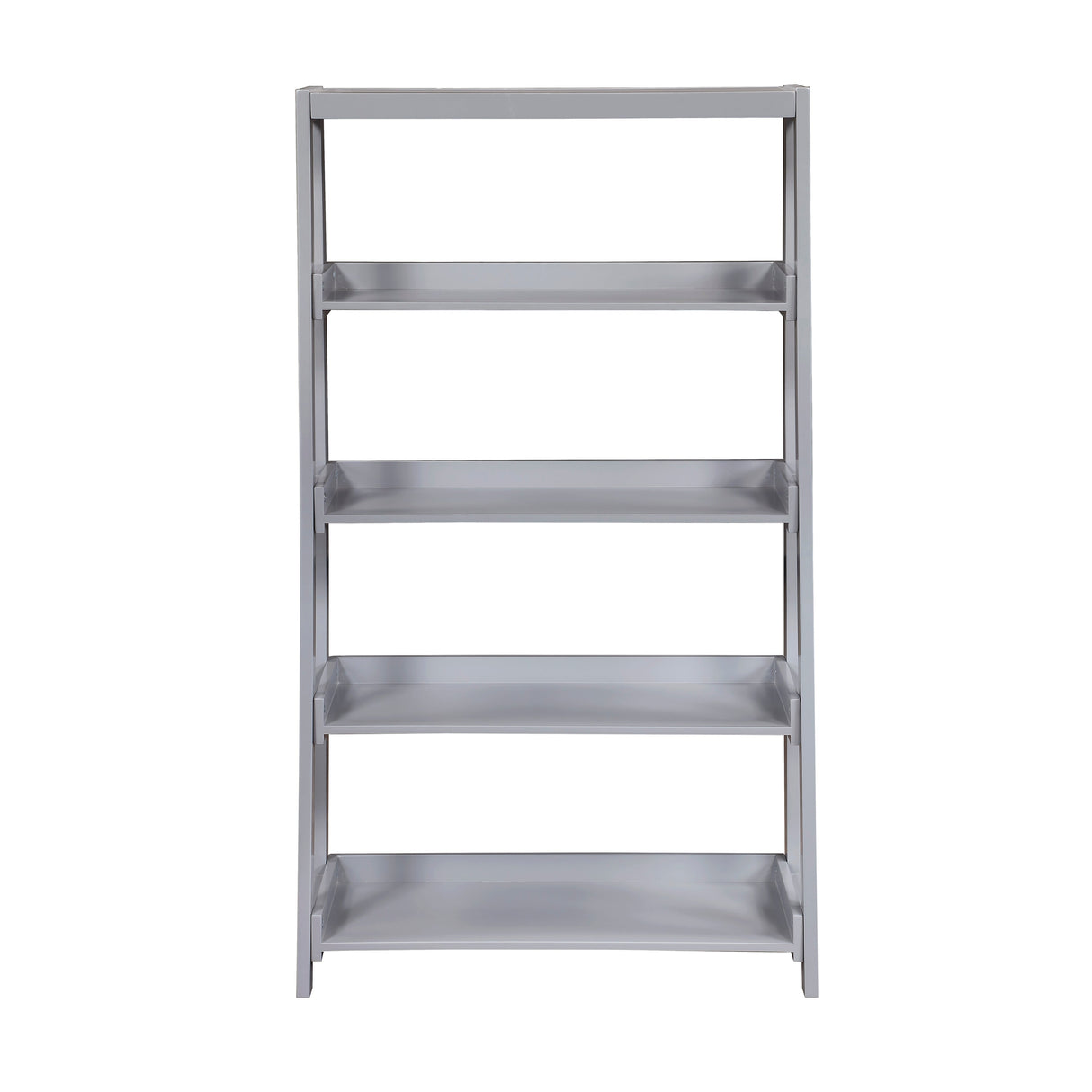 Sloane Gray Bookcase with 4 Fixed Shelves by Homelegance at Eve Furniture