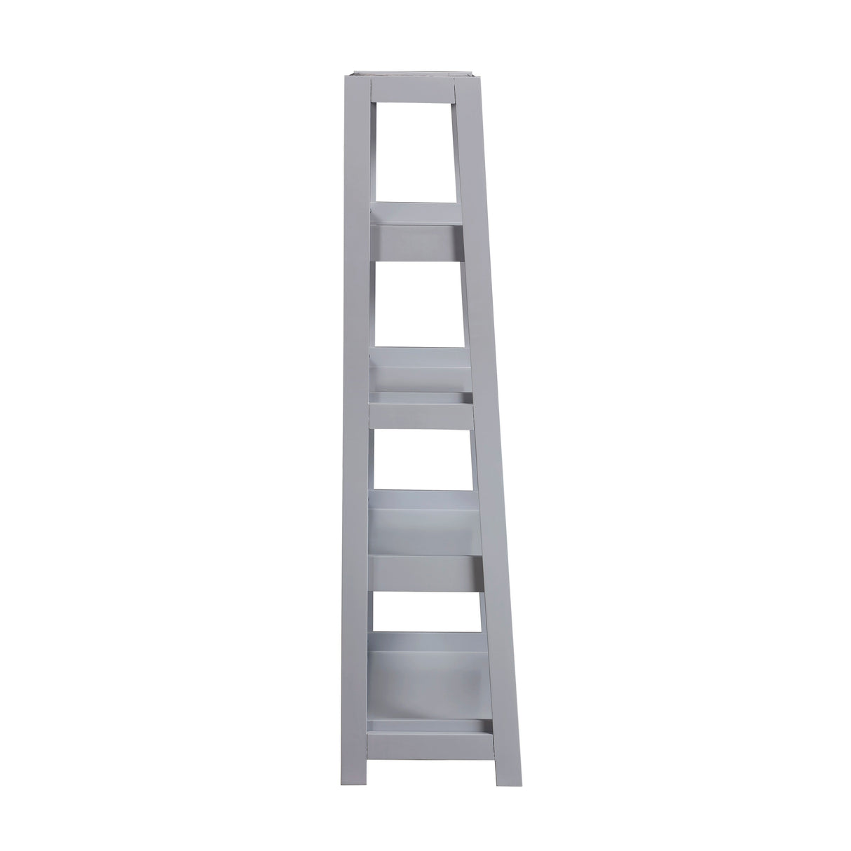 Sloane Gray Bookcase with 4 Fixed Shelves by Homelegance at Eve Furniture
