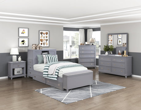 Sloane Gray Chest by Homelegance at Eve Furniture