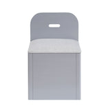 Sloane Gray Full Bookcase Bed with Hidden Desk, Stool and Storage Bench by Homelegance at Eve Furniture