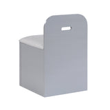 Sloane Gray Full Bookcase Bed with Hidden Desk, Stool and Storage Bench by Homelegance at Eve Furniture
