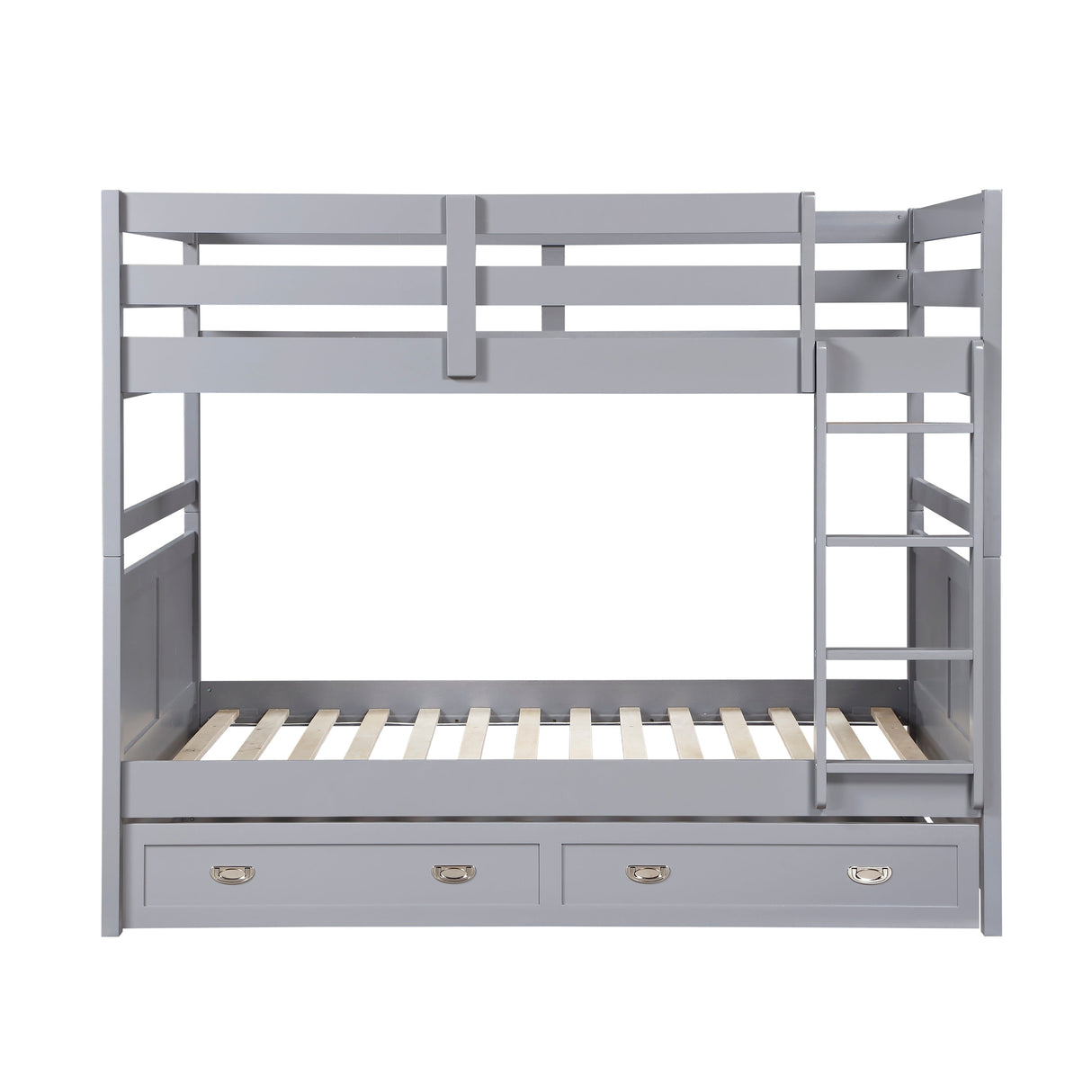 Sloane Gray Full/Full Bunk Bed by Homelegance at Eve Furniture