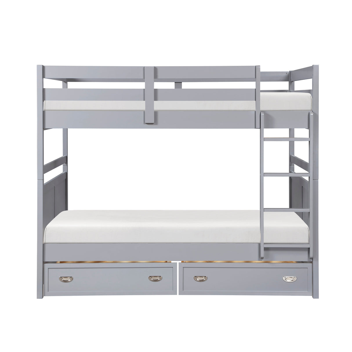 Sloane Gray Full/Full Bunk Bed by Homelegance at Eve Furniture