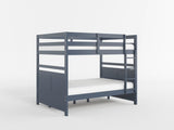 Sloane Gray Full/Full Bunk Bed by Homelegance at Eve Furniture