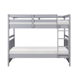 Sloane Gray Full/Full Bunk Bed by Homelegance at Eve Furniture