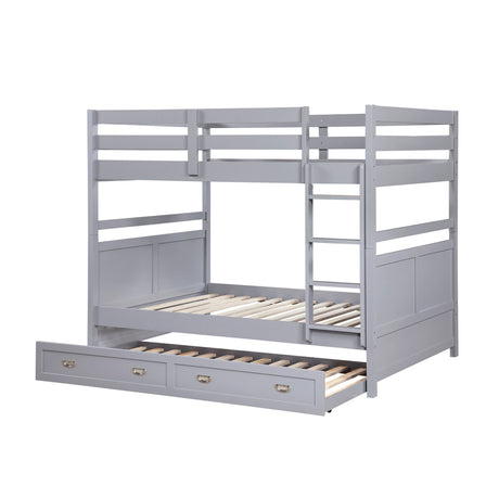 Sloane Gray Full/Full Bunk Bed by Homelegance at Eve Furniture