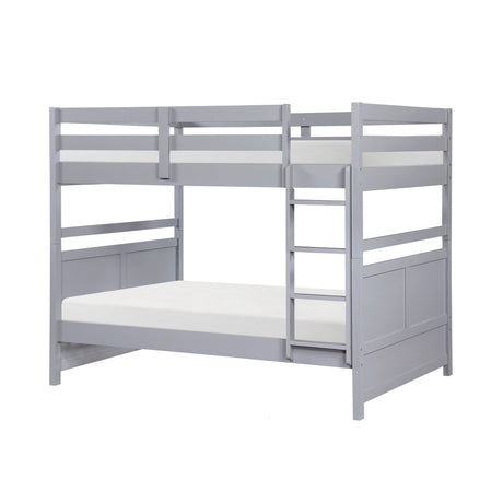 Sloane Gray Full/Full Bunk Bed by Homelegance at Eve Furniture