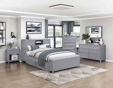 Sloane Gray Mirror by Homelegance at Eve Furniture