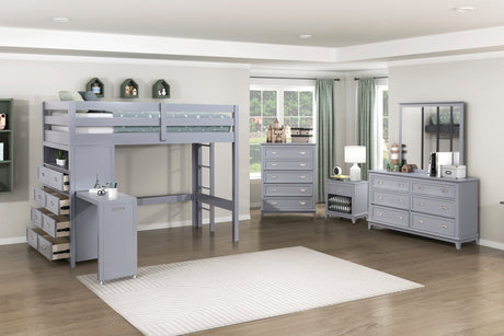 Sloane Gray Mirror by Homelegance at Eve Furniture