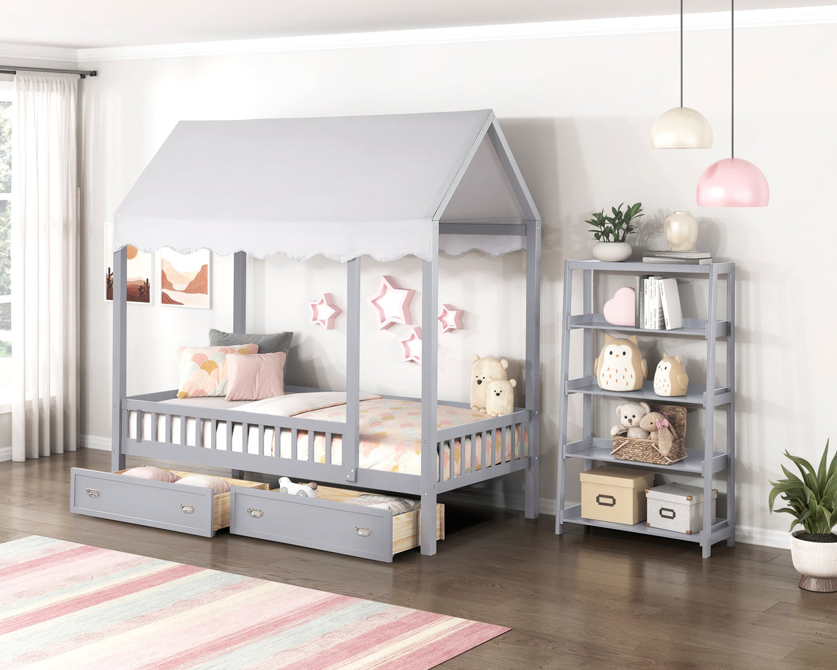 Sloane Gray Storage Box by Homelegance at Eve Furniture