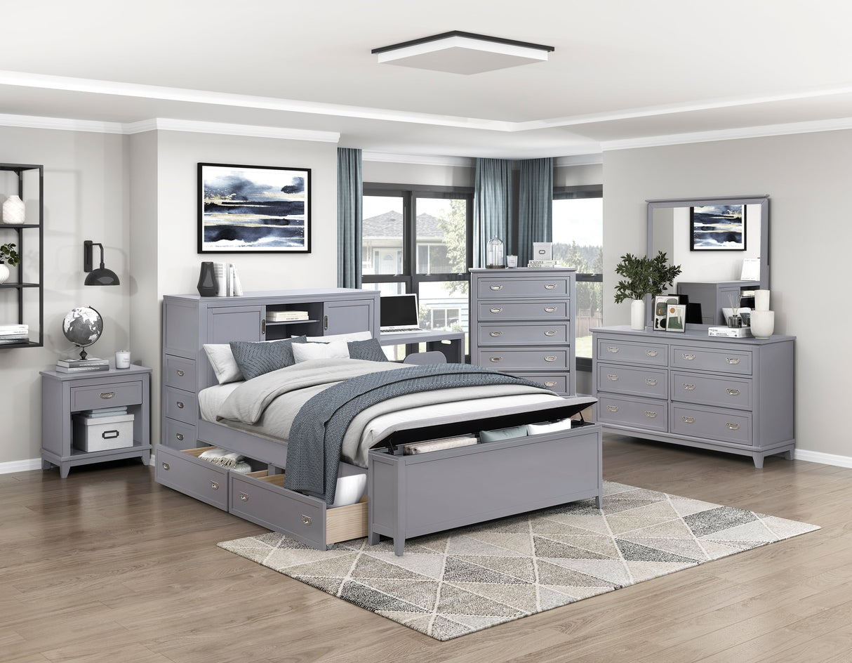 Sloane Gray Storage Box by Homelegance at Eve Furniture
