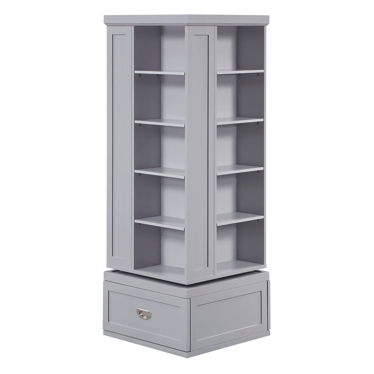 Sloane Gray Swivel Bookcase by Homelegance at Eve Furniture