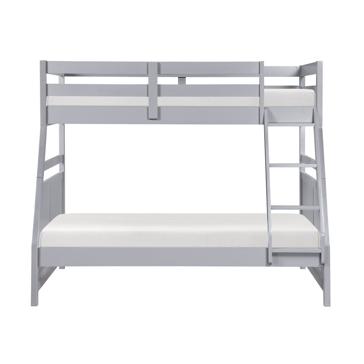 Sloane Gray Twin/Full Bunk Bed by Homelegance at Eve Furniture