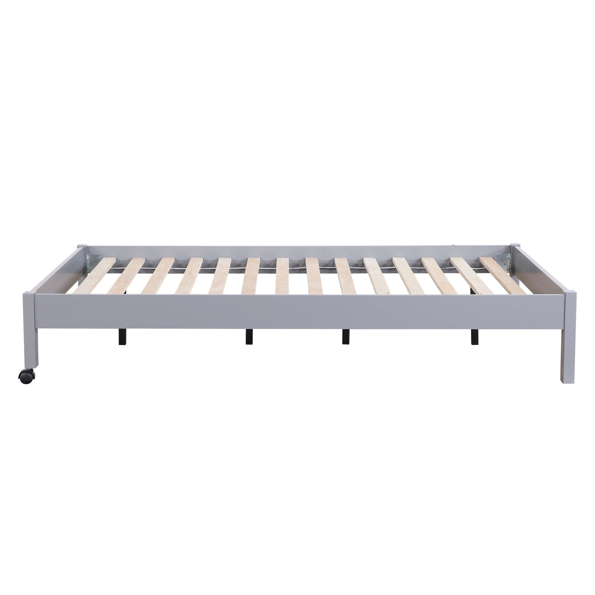 Sloane Gray Twin/Full Loft Bunk Bed with Chest and Hidden Desk by Homelegance at Eve Furniture