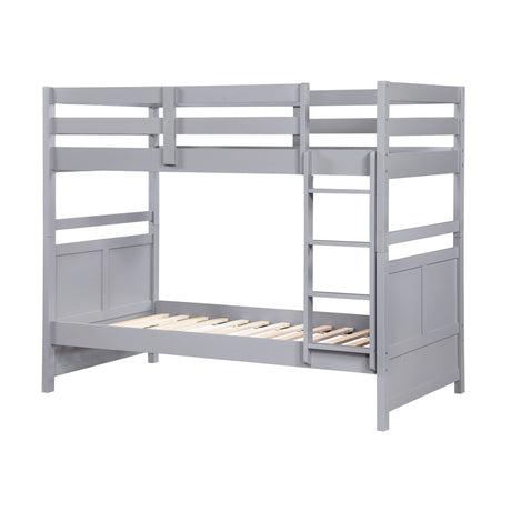 Sloane Gray Twin/Twin Bunk Bed by Homelegance at Eve Furniture