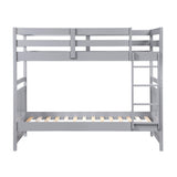 Sloane Gray Twin/Twin Bunk Bed by Homelegance at Eve Furniture