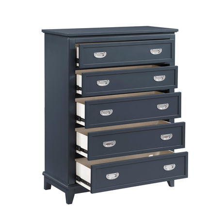 Sloane Navy Blue Chest by Homelegance at Eve Furniture