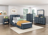 Sloane Navy Blue Dresser by Homelegance at Eve Furniture