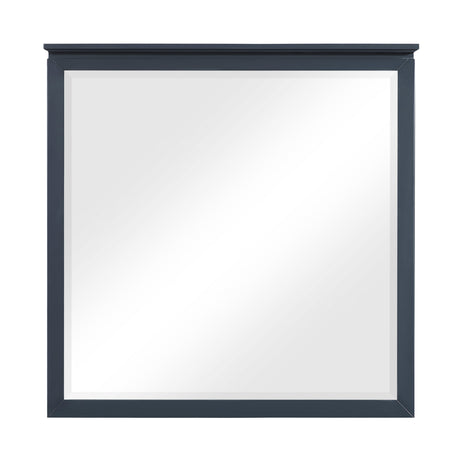 Sloane Navy Blue Mirror by Homelegance at Eve Furniture