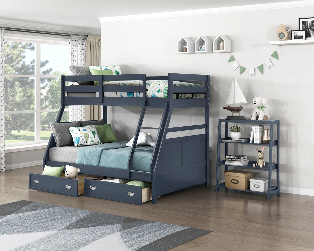 Sloane Navy Blue Storage Box by Homelegance at Eve Furniture
