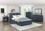Sloane Navy Blue Storage Box by Homelegance at Eve Furniture