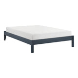 Sloane Navy Blue Twin/Full Loft Bunk Bed with Chest and Hidden Desk by Homelegance at Eve Furniture