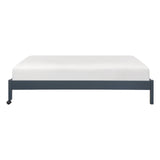 Sloane Navy Blue Twin/Full Loft Bunk Bed with Chest and Hidden Desk by Homelegance at Eve Furniture