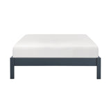 Sloane Navy Blue Twin/Full Loft Bunk Bed with Chest and Hidden Desk by Homelegance at Eve Furniture