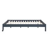 Sloane Navy Blue Twin/Full Loft Bunk Bed with Chest and Hidden Desk by Homelegance at Eve Furniture