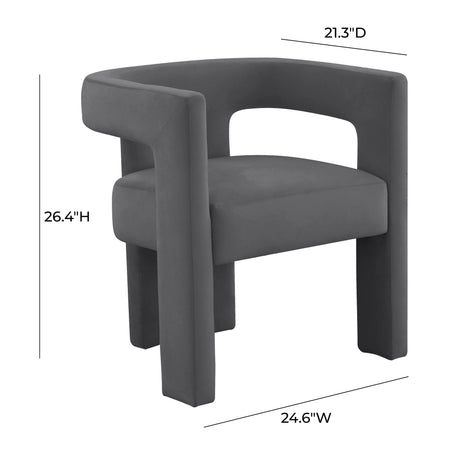 Sloane Velvet Accent Chair by TOV Furniture at Eve Furniture