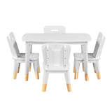 Sloane White 5-Piece Pack Children Table and Chairs Set by Homelegance at Eve Furniture
