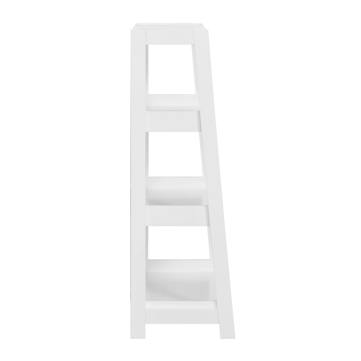 Sloane White Bookcase with 3 Fixed Shelves by Homelegance at Eve Furniture