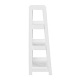 Sloane White Bookcase with 3 Fixed Shelves by Homelegance at Eve Furniture
