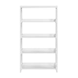 Sloane White Bookcase with 4 Fixed Shelves by Homelegance at Eve Furniture