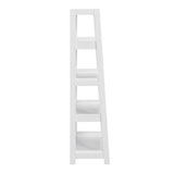 Sloane White Bookcase with 4 Fixed Shelves by Homelegance at Eve Furniture