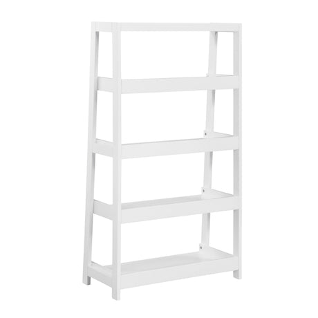 Sloane White Bookcase with 4 Fixed Shelves by Homelegance at Eve Furniture