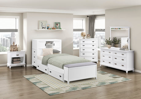 Sloane White Chest by Homelegance at Eve Furniture