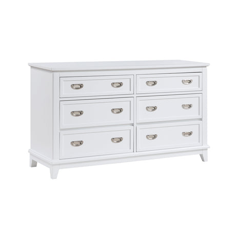 Sloane White Dresser by Homelegance at Eve Furniture