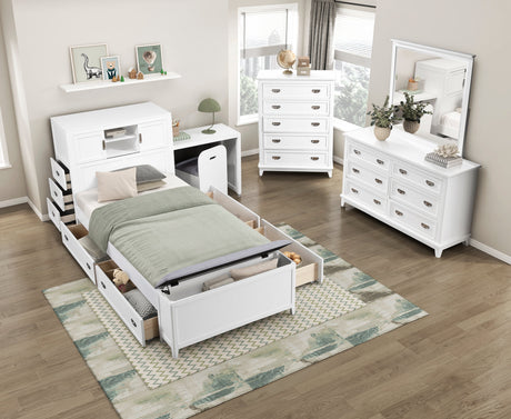Sloane White Dresser by Homelegance at Eve Furniture