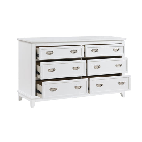 Sloane White Dresser by Homelegance at Eve Furniture