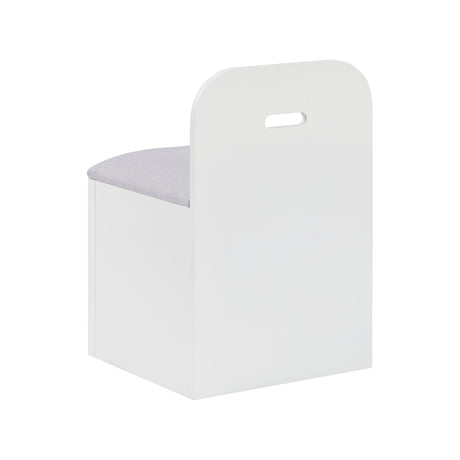 Sloane White Full Bookcase Bed with Hidden Desk, Stool and Storage Bench by Homelegance at Eve Furniture