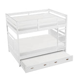 Sloane White Full/Full Bunk Bed