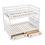 Sloane White Full/Full Bunk Bed
